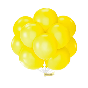 PartyWoo Yellow Balloons 20 pcs 18 Inch Large Big Jumbo Giant Matte Yellow Latex Helium Balloons for Easter Bee Baby Shower Gender Reveal Sunflower Graduation Birthday Party Decorations Yellow-Y55