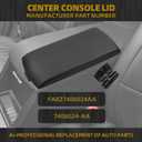 Dasbecan Center Console Armrest Cover Lid Compatible with Ford Flex 2013 2014 2015 2016 2017 Replaces 7406024-AA FA8Z7406024AA
