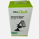 Cell Candy - Universal Cell Phone Mount for Car or Desk - Black 360°