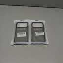 2 x for iPhone 17 Pro Max Case Compatible with Military Grade Drop Protection Slim Translucent Matte Shockproof with Anti-Fingerprint Phone Case (Black, iPhone 17 Pro Max)