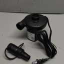 Etekcity Air Pump for Inflatables, Portable Electric Air Mattress Pump, Quick-Fill Perfect Inflator/Deflator for Couch, Blow up Pool Floats Raft Bed Boat Toy with Nozzles, 110-120V, Black (Small)