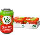 V8 Spicy Hot 100% Vegetable Juice, 11.5 fl oz Can (24 Pack)BB: 10 2027