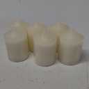 Super Z Outlet 2 x 3 Unscented Ivory Pillar Candles for Weddings, Home Decoration, Relaxation, Smokeless Cotton Wick. Set of 6