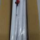 Flag Pole Holder for Outside House - 5ft Heavy Duty Stainless Steel House Flag Pole Kit, Tangle Free Spinning Flagpole For Outdoor Porch Residential Decoration - White