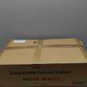 Pull out Cabinet Organizer, Wider Expandable(14"-24") Heavy Duty Slide out Drawers Fixed with Adhesive Nano Film for Pots, Roll out Shelf Storage for Kitchen Cabinet Organization(White-2pcs)(3 Rails)