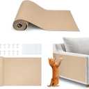 Best Pet Supplies Catify Cat Scratcher, Fun Interactive Scratchers, Posts, Poles, Claw Safe, Furniture Saver Indoor Play Support Natural Cat Behaviors Heavy Duty - Beige (39.4 x 15.8)