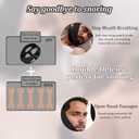 2 x Anti Snoring Chin Strap for Men&Women Anti Snoring Devices and Snore Stopper, Chin Strap for Sleeping Cpap,Jaw Strap for Sleeping Adjustable, Breathable Snoring Solution for CPAP Users(Grey)