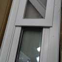 NOOTA Basement Window 32" x 14" Double Tempered Glass, Removable Flange, Vinyl Sliding WindowWhite | Sliding window