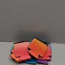 12 Pack Insulated Slim Can Cooler Sleeves, Sublimation Neoprene Iced Drink Holder for Cold Beer or Soda, 12oz Skinny Tall Beverage covers for Summer Parties, Wedding Supplies(Gradient Set)