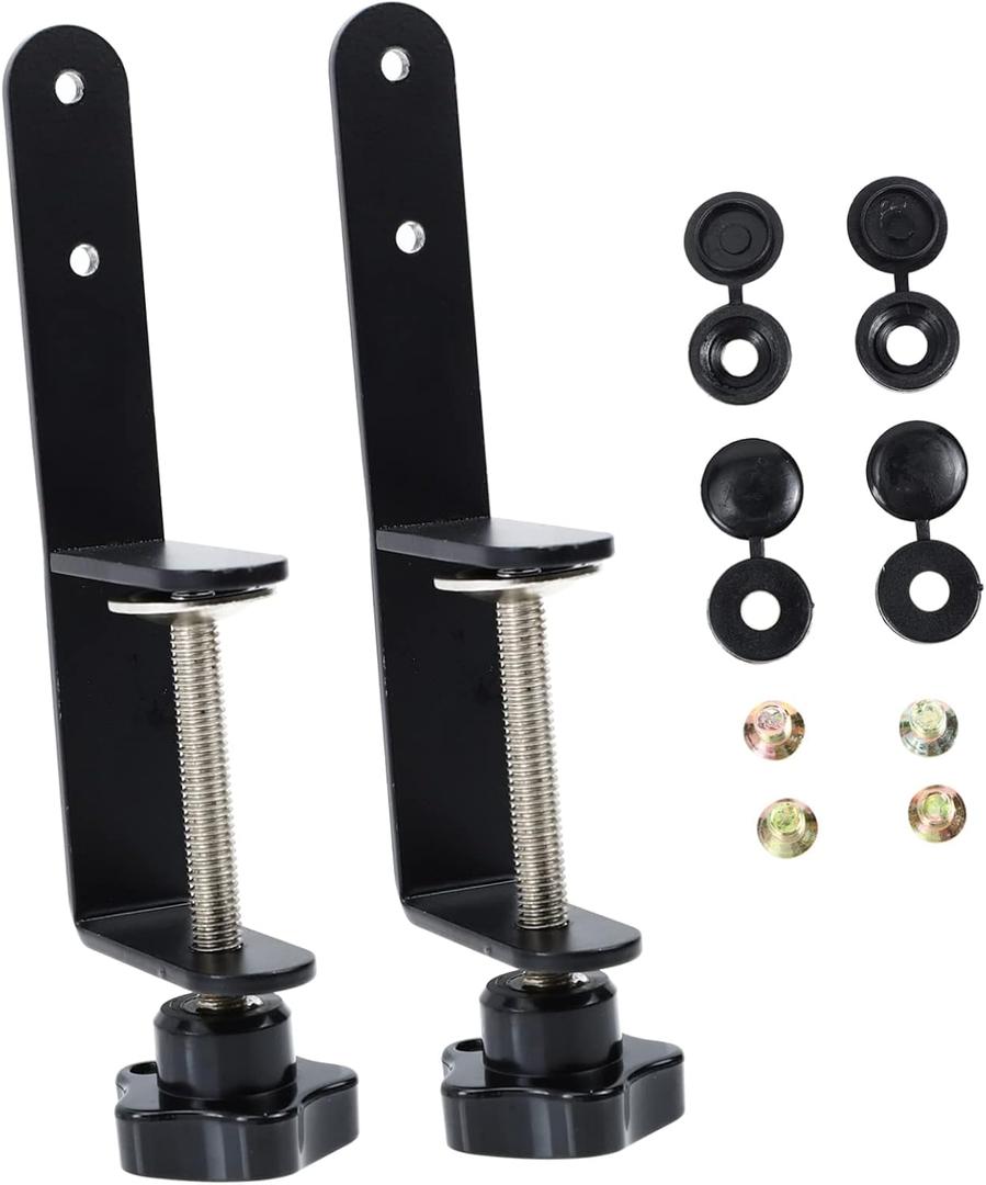 2Pcs Metal Pegboard Bracket Clips for Easy Installation - Versatile Wall and Desk Organizer for Tools and Utensils 2Pcs Metal Pegboard Bracket Clips for Easy Installation - Versatile Wall and Desk Organizer for Tools and Utensils