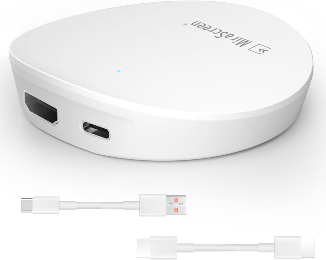 5G 4K Wireless HD Display Adapter Mirror Cast Screen Dongle Reciever Support Miracast DLNA Airplay for iOS Android Phone Tablet Mac Windows Laptop to TV Projector Monitor