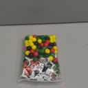 Fabbay 200 Pcs Juneteenth Wooden Beads Black Red Green Yellow Wooden Beads 1865 Freedom Day Wood Beads Ornaments with Hemp Rope for Juneteenth Black History Month Home Party Decor DIY Crafts, Small