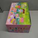 [6 Surprise Golden Eggs] 150 Pack 3 Inch Large Easter Eggs, Empty Easter Eggs Fillable, Bright Colors Plastic Eggs Bulks for Easter Hunt, Easter Party Favor, Basket Stuffers Fillers