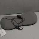 Heated Lumbar Support Pillow for Sleeping  Memory Foam Back Pillow for Bed, 3 Heat Levels & 8 Timers, Ergonomic Lower Back Pillow for Side, Back & Stomach Sleepers, Washable Cover (Large, Pebble Gray)