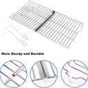 Uniflasy Grill Warming Rack for Char Griller 5050, 5650, 3001, 2223, 5072, 2823, 3030 Grills, Grill Warming Grate for Chargriller 5050 5650 Gas & Charcoal Grill