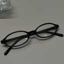 TJUTR Office-Siren Bayonetta Glasses, Blue Light Computer Glasses for Women, Y2K Small Rectangle Frame Eyewear Anti Eyestrain (A1 Black)