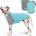 KYEESE 2Pack Dog Shirt with Sleeves, Lightweight Sun Protection Dog T Shirts for  Dogs Boy, Breathable Pet Tank Top Reflective Dogs Clothes for Summer Outdoor Walking, Grey+Lake, 2XL