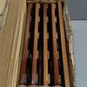 YYW Bamboo Shoe Rack for Entryway,Installation-Free and Foldable Vertical Shoe Storage Organizer,Free Standing Shoe Racks Shelf Closet Shoe Organizer for Living Room (Tawny-5 Layers)