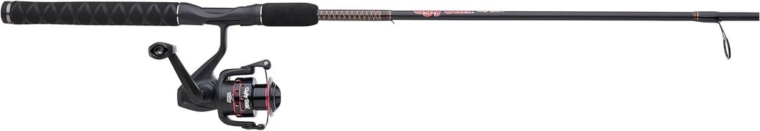 Ugly Stik GX2 Spinning Reel and 6' Fishing Rod Combo, 2-Piece, Graphite and Fiberglass Rod with Clear Tip Design, New Model, 30 Size Reel - Medium - 2pc