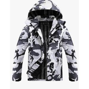 U Men's Lightweight Waterproof Hooded Rain Jacket Outdoor Raincoat Shell Jacket for Hiking Travel size, XL