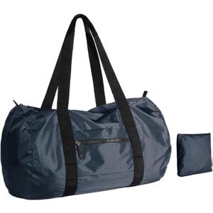 pack all Lightweight Travel Duffel Bag, Water-Resistant Sports Gym Bag, 32L Foldable Weekender Bag for Fitness, Hiking and Camping (Navy Blue)