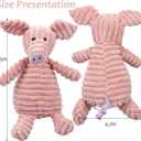 LECHONG 5Pack Dog Squeaky Plush Toys Puppy Toys Assortment Value Bundle Bulk Large Dog Teething Pet Chew Toys