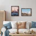 BESCRCL 20x27 Picture Frame Brown, Poster Frames Wall Hanging, Display Pictures 20 x 27 without Mat, 1 Pack