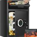 2.8 Cuft Drop Safe for Business, Cash Safe Box with Quick Place Drop Slot