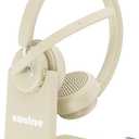 awatrue Wireless Headset with Mic for Work, Bluetooth Headset with AI Noise Cancelling Microphone & Charging Base, 2.4GHz Wireless Headphones with USB Dongle for Computer/ Remote Work/ Call Center/ Zoom