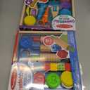 Melissa & Doug Modeling Dough & Sculpting Tools, 8 Tubs of Playdough Modeling Clay with Cutters, Rollers & Molds, Arts & Crafts Kit & Accessories, Preschool Learning Toys for Kids Ages 3+