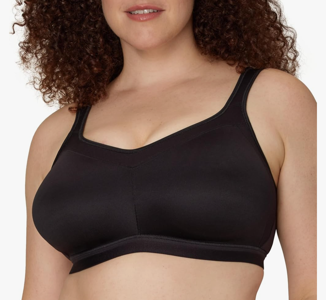 Playtex Women's 18 Hour Active Breathable Comfort Wireless Bra, Full Coverage Bra, Smoothing Support, 36B