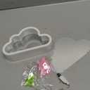 DIY Cloud Tulip Mirror Night Light, Simulation Flower Bedroom Cloud Tulip Table Lamp, Creative Home Decoration, Room Decor for Teen Girls(Pink)
