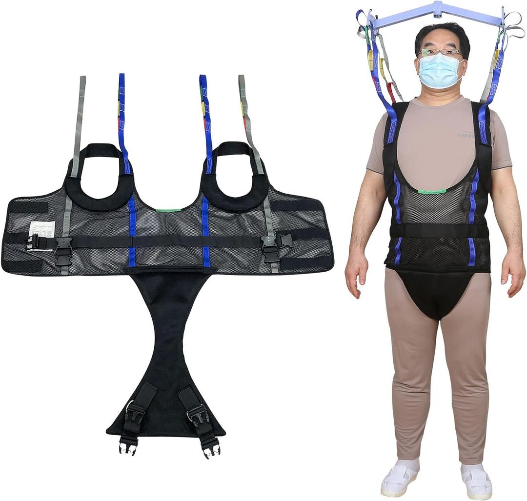 Patient Walking Sling for Standing Exercise,Lift Walking Sling Standing Aids for Patient Ambulation Training -Safety Loading Weight 550 Lbs (Medium (Pack of 1))