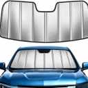 Windshield Sun Shade for Audi Q3 2019-2025, Foldable 3-Layer High Reflective Silver Sunshade, Blocks UV Rays & Reduces Cabin Heat