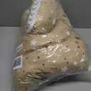 Baby Lounger | Organic Cotton Infant Lounger | Reversible, Adjustable & Portable Floor Lounger | Supervised Use | Soft, Breathable, Washable Cover- Star Collection (Tan)