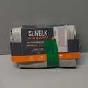 H.Versailtex Ultra Sleep Energy Saving Rich Linen Grommet Window Curtains for Spring Season, Room Darkening Curtain Panel for Bedroom, 52 by 63 Inch- Ivory Single Panel