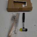 Utoolmart Metal Ring Sizer Mandrel Bracelet Stick Gauge Measuring Jewelry Tool Hammer Set Jewelry Tool