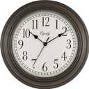 Equity 20898 12 Inch Cora Quartz Analog Wall Clock