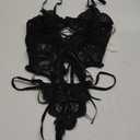 Avidlove Women Lingerie Lace Lingerie Sets with Garter Belts One Piece Bodysuit Teddy with Panty No Stockings, XL