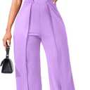 SxClub Elegant Jumpsuits for Women Dressy Formal Casual Long Straight Pants Business Jumpsuit 2XL