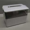 CTIME 3-Tier Medicine Organizer - Portable Medicine Cabinet with Leather Handle, Empty First Aid Kit for Home