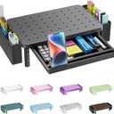 WALI Computer Monitor Stand with Storage and Pen Holder