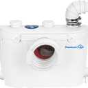 500Watt Macerator Pump, Macecrating Toilet Pump for Basement Macerating Toilet Laundry Cooking Sink Clothes Washer Macerator Pump for Upflush Macerating Toilet, Basement Toilet Pump