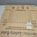 Cumbor 30-46" Baby Gate for Stairs, Auto Close Dog Gate for the House Brown
