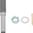 labwork Trailer Axle BT8 Round Spindle with Fastening Accessories for 1 Inch Bearings
