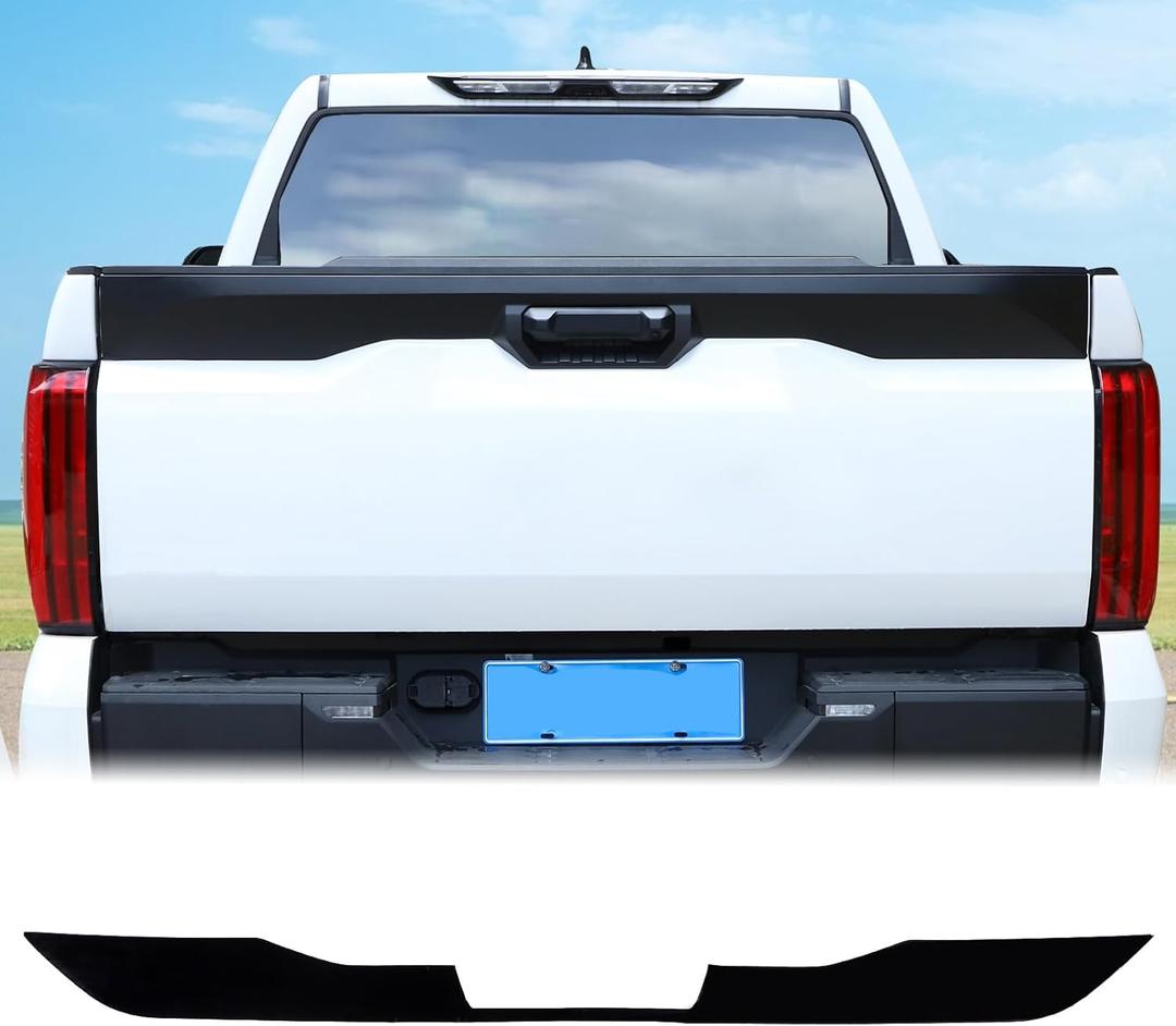 Aunginsy Trunk Tailgate Panel Decal Sticker Wrap Compatible with Toyota Tundra 2022-2025 Pickup Trunk Tailgate Door Panel Black Graphics Precut Vinyl Decal Decorative Sticker Protection Accessories