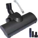 Turbo Brush Head Vacuum Brush Attachment for Shop Vac using 1-1/4'' & 2-1/4'' Acessories, Compatible Shark Rototor NV500 NV501 HV371 Miele Classic C1- Removal Pet Hair for Low Carpet & Area Rugs