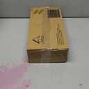 QEEIG Bathroom Floating Shelves for Wall - 15.7" Wall Mounted Shelf Over Toilet Farmhouse Home Decor Display Bookshelf Small 15.7 x 6.7 inch Set of 2, Rustic Brown (008-40BN)