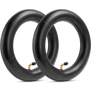Heavy-Duty 10X2 Scooter Tubes Thicker 40% 10x2.125 Inner Tube Compatible with 10x1.90 10x1.95 10 x 2.0 10 x 2.125 54-152 Most E-Bike Tire Tube Electric Scooter Tubes, 2-Pack
