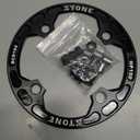 ACEOFFIX Stone Alloy MTB Bike Bash Chain Guard BCD 104mm 150mm 160mm BCD104 for XC AM FR DH Bicycle Chain Guard 30T - 36T (black)